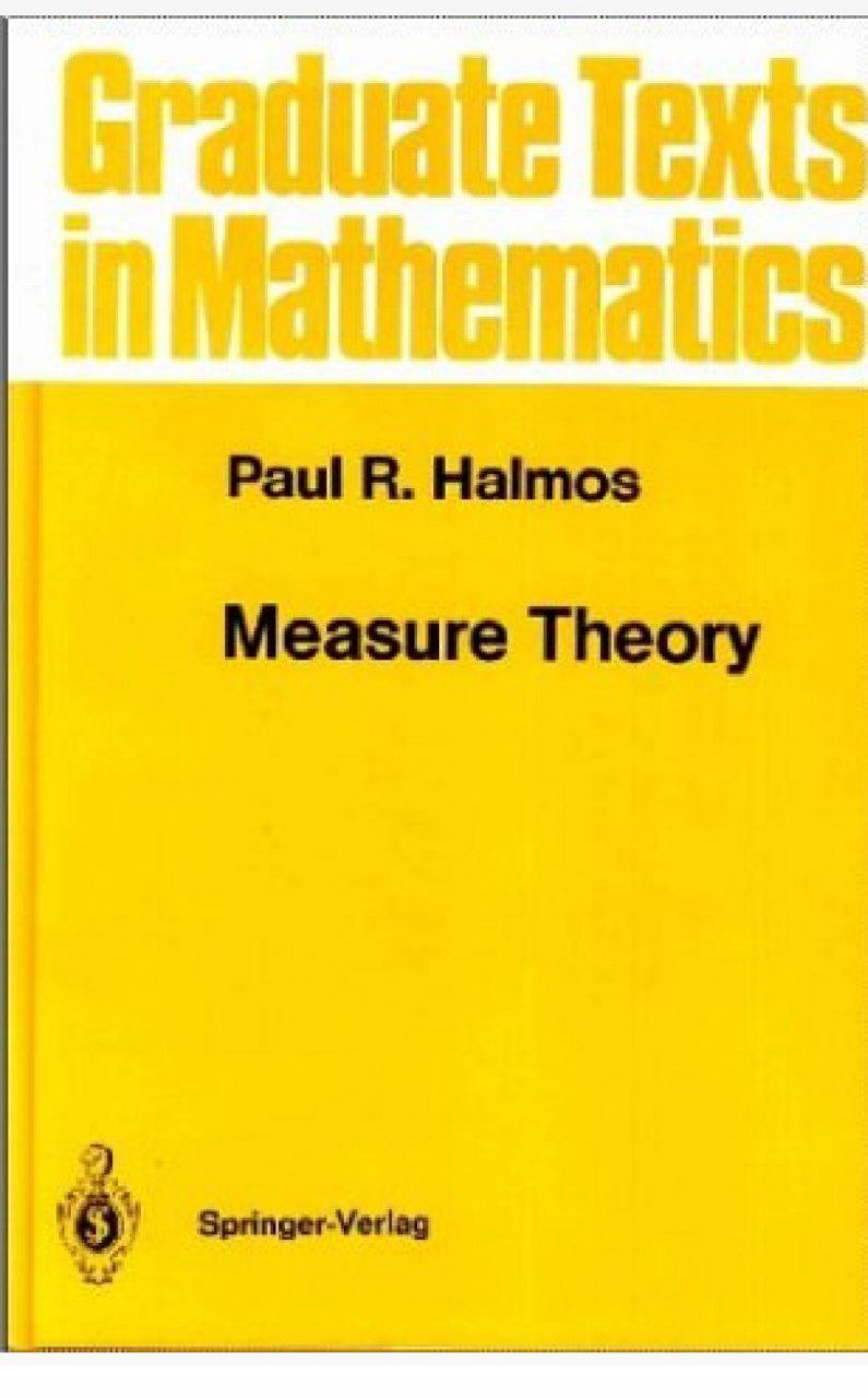 Measure Theory Paul R. Halmos