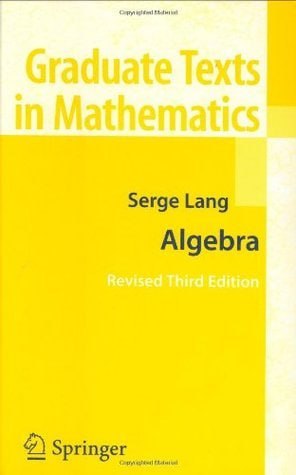 Algebra Serge Lang