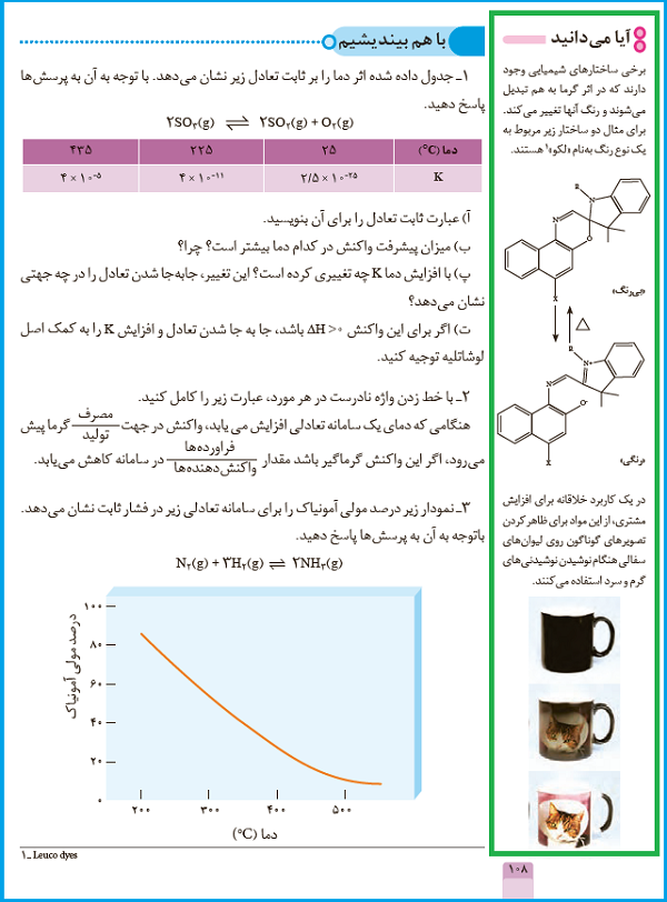 تغییرات شیمی دوازدهم