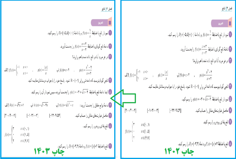 کتاب درسی ریاضی تجربی